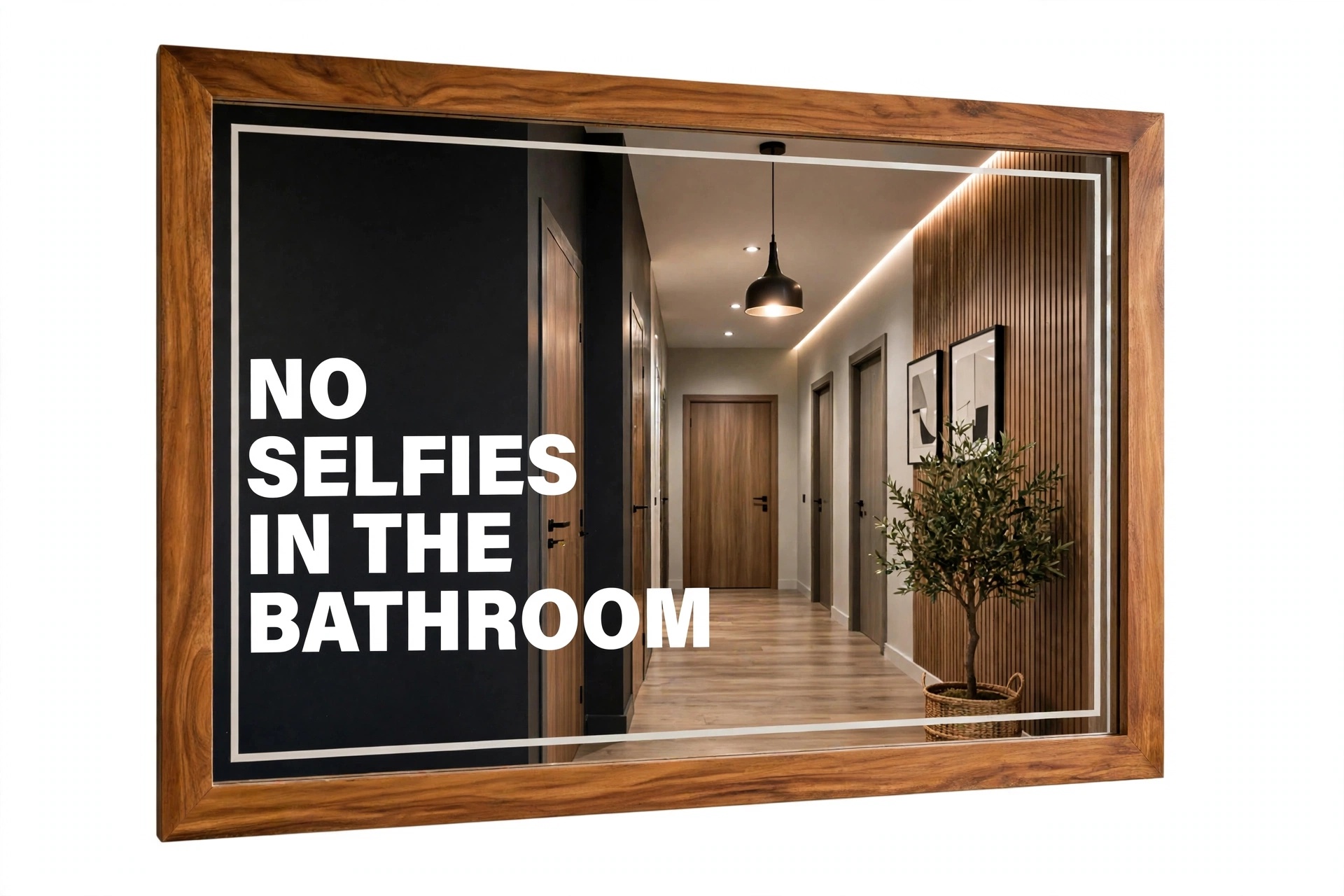 Mirror for bathroom wall big size